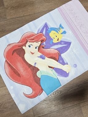 Disney Little Mermaid Vintage 1990s Pillowcase